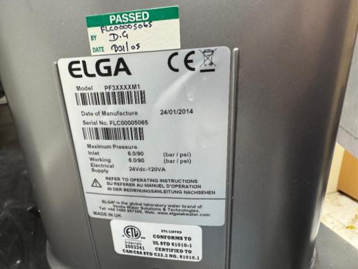 ELGA Purelab Flex PF3XXXXM1 Laboratory Water Purification System-cover