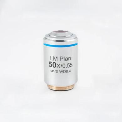 MOTIC LM Plan Achromatic Objective 50X/0.55 NA with 8.4mm Working Distance for AE2000MET-cover