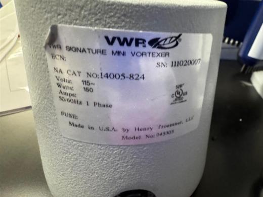 VWR Digital Vortex Mixer-cover
