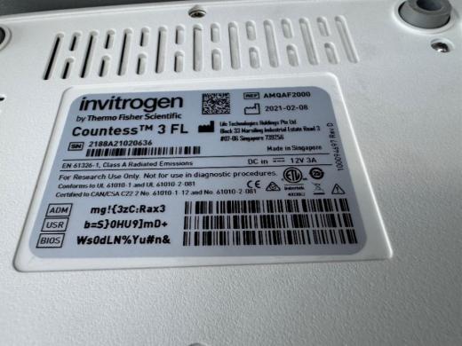 Invitrogen Countess 3 FL Automated Fluorescence Cell Counter-cover