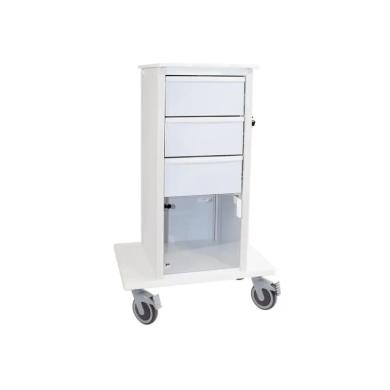 TrippNT Element 03 Laboratory Storage Cart with White Locking Drawers-cover