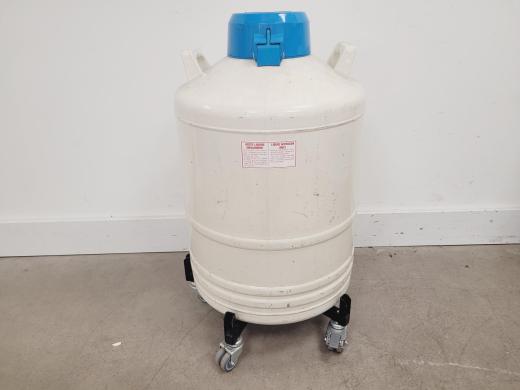 Air Liquide GT 38 Liquid Nitrogen Dewar with 6 x Storage Racks-cover