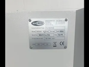 SafeLab Airone-R Filtration Cabinet with Digital Controls and Low Airflow Alarm, 5 of 6