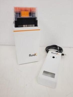 FluidX Perception Barcoded Tube Reader with Accessories Lab-cover