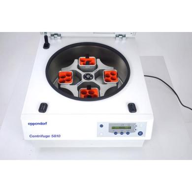 Eppendorf 5810 Benchtop Centrifuge Zentrifuge MTP DWP 14,000rpm A-4-62 15/50ml-cover