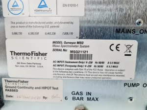 Thermo Scientific Surveyor MSQ Plus Mass Spectrometer System, 8 of 23