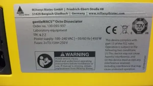 Miltenyi Biotec gentleMACS Octo Dissociator, 5 of 5