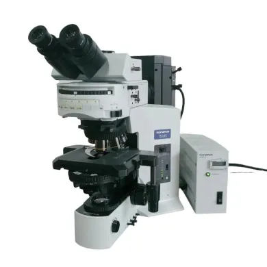 Olympus BX51 Research Microscope with DIC, Fluorescence, and Plan Apochromat Objectives