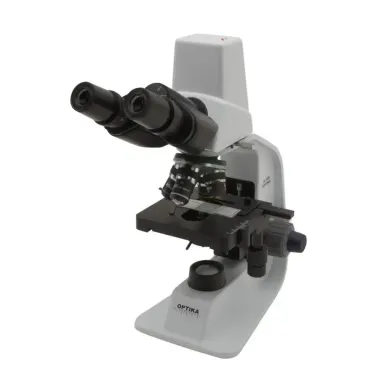 B-150 Monocular Polarizing Microscope with 400x Magnification and Rechargeable LED Illumination