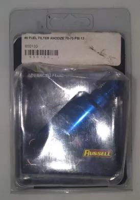 Russell 650130 Anodized Aluminum Fuel Filter