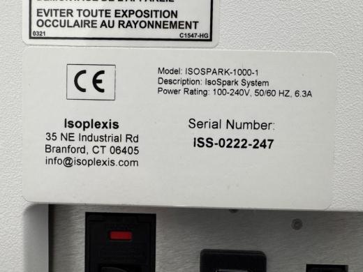 IsoPlexis IsoSpark ISOSPARK-1000-1 Single-Cell Proteomics System for Multiplex Secretome and Intracellular Proteome Analysis-cover