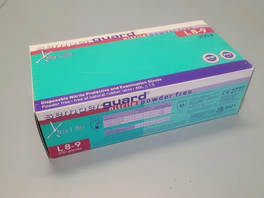 Sempermed Semperguard Xtra Lite Nitrile Gloves, Box of 200