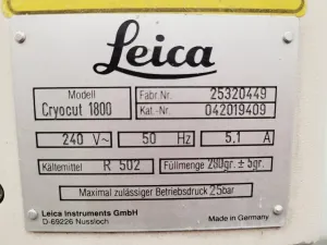 Leica Cryocut 1800 (Reichert-Jung CM1800) for Spares/Repair, 12 of 13