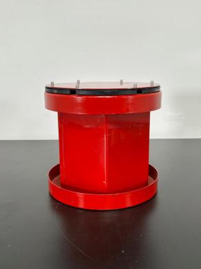 Heavy Duty Rock Tumbler Replacement Barrel Assembly with Bolted Cover and Liner-cover