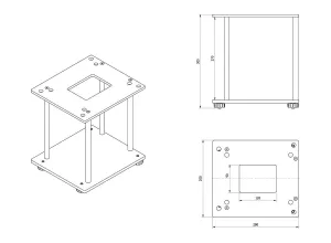 Radwag Under-pan Weighing Rack for AS and PS Balances, 2 of 9