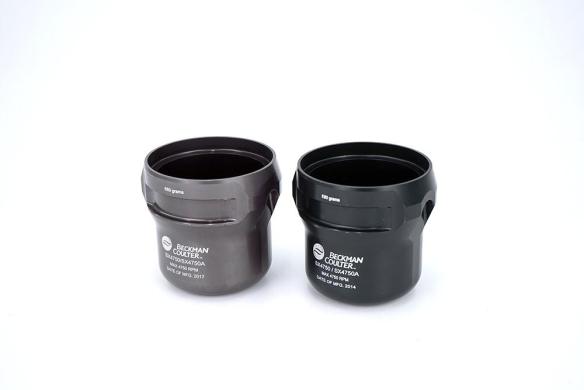 Beckman Coulter SX4750 / SX4750A Centrifuge Rotor Buckets, Set of 2, 680 g Each-cover