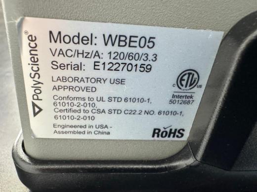 PolyScience WBE05 Precision Temperature-Controlled Laboratory Water Bath-cover