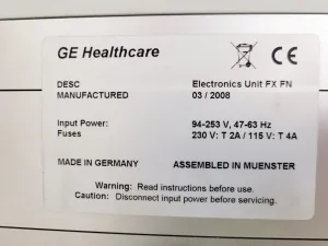 GE Healthcare Electrontics Unit FX FN Lab Electronics Power Supply Module, 6 of 12