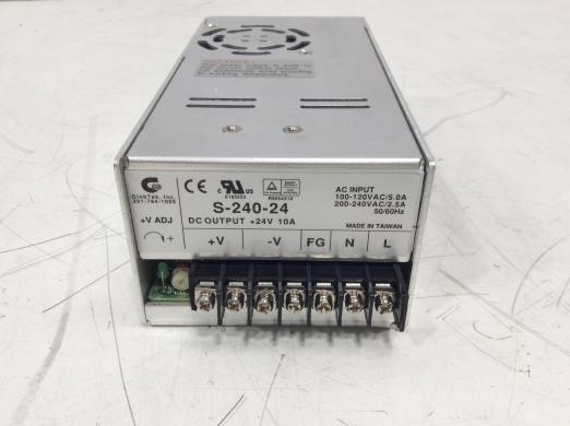 Globtek S-240-24 Desktop Power Supply 24V/10A with Cooling Fan-cover