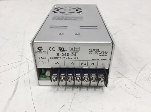 Globtek S-240-24 Desktop Power Supply 24V/10A with Cooling Fan