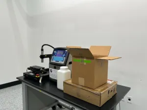 California Advanced Labeling TubeWriter 360 with Videojet 1520 Inkjet Coding System, 2 of 4