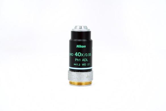 Nikon LWD 40x/0.55 Ph1 Phase Contrast Microscope Objective-cover