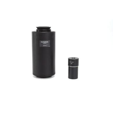 Olympus U-SPT Microscope Kamera Adapter Tube Tubus + PE3.3x 125 Okular Eyepiece-cover