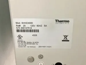 Thermo Scientific MaxQ 4000 SHKE4000 Benchtop Incubator Orbital Shaker with Digital Temperature Control, 14 of 14