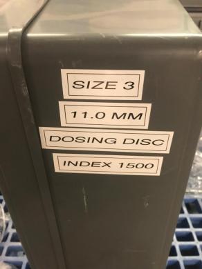 Index 1500 Size 3 Dosing Disc, Model 11-cover