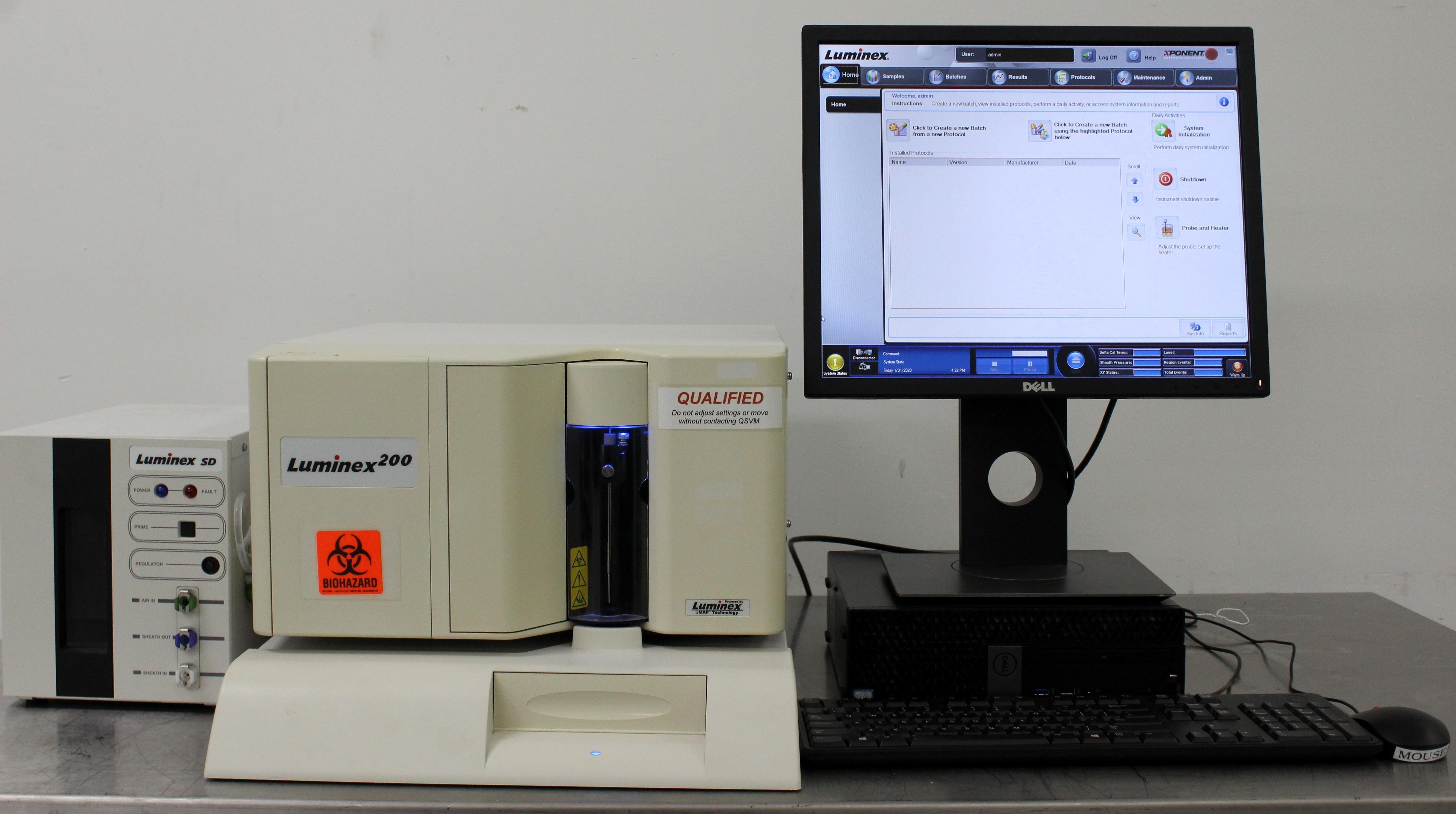 Luminex 100/200 Multiplex Flow Cytometry Analyzer with Computer Included
