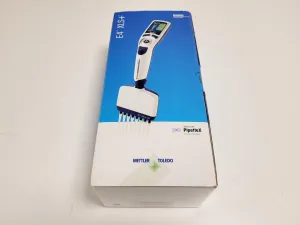 Mettler Toledo E4 Pipette Multi E8-1200XLS+ Electronic Multichannel Pipette for Lab Use, 8 of 8