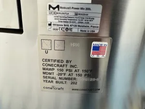 Millipore Mobius Power Mix 200L Single-Use Bioprocess Mixer with Integrated Weighing Terminal, 5 of 17