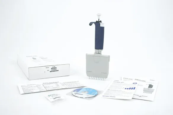 Rainin L8-50 Pipet-Lite 8-Channel Fixed-Volume Multichannel Pipette, 50 µL