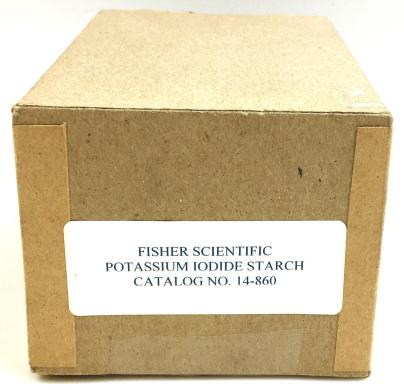 Fisherbrand 14-860 Potassium Iodide Starch Test Papers (24 vials)-cover