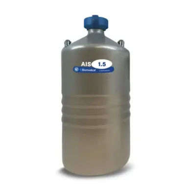 Taylor Wharton AIS1.5 AI Shield Cryogenic Storage Dewar with Thermal Protection for Bull Semen