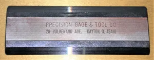 Precision Gage & Tool 6252 Fineness of Grind Gauge, 0-50 Micron Range, 3 of 11