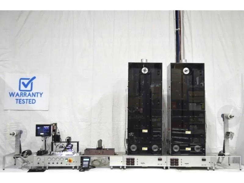 BioDot RR120 Modular Web Handling System with AirJet Dispensing and Inline Vision Inspection