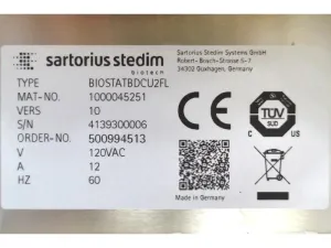 Sartorius Biostat B-DCU 4-Fold Single-Use Cell Culture Bioreactor System with Univessel SU Vessels, 61 of 65