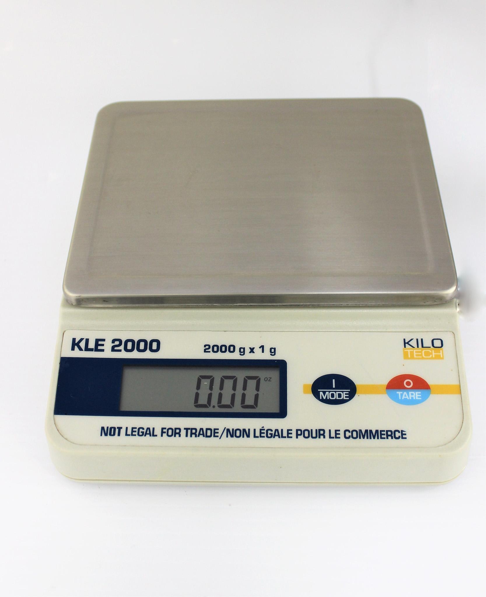 KILO Tech KLE-2000 Lab Scale Precision Balance 2000g Capacity