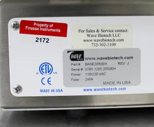 Wave 20/50EH Bioreactor 20-50L Benchtop Rocker Temp Control System, 3 of 10