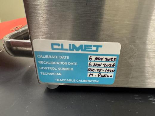 Climet CI-95A 100 LPM Microbial Air Sampler for Cleanroom and Laboratory Use-cover