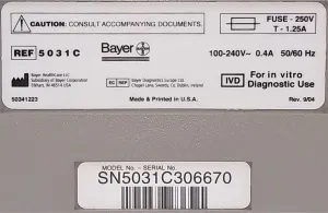 Bayer DCA 2000+ (5031C) Point-of-Care Hemoglobin and Urine Analyzer, 7 of 15