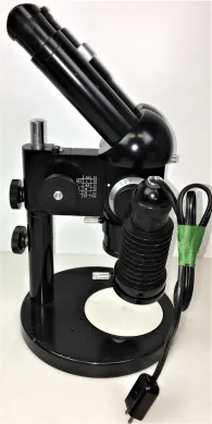 International Binocular Stereo Microscope with 20-D Transformer and Lamp (4X to 25X)