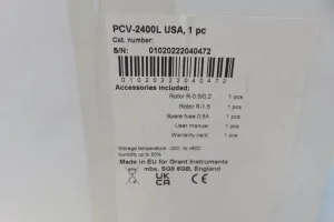 Grant Bio PCV-2400 Benchtop Mini Microcentrifuge with Integrated Tube Vortexer, 17 of 23