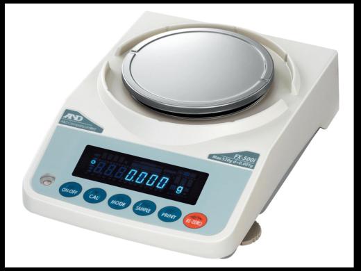 A&D FX-500i Precision 3-Place Balance with 520 g Capacity and 0.001 g Readability-cover