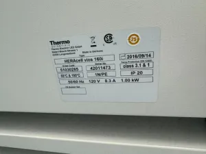 Thermo Scientific HERAcell VIOS 160i Double Stack CO2 Incubator for Cell Culture, 3 of 4