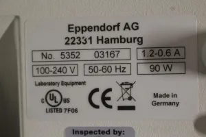 Eppendorf ThermoStat plus Heating Block with Precise Temperature Control for 24x 1.5 ml Tubes, 3 of 3