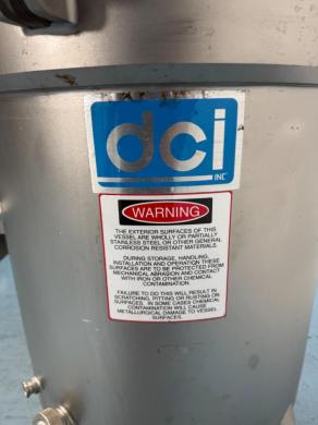 DCI Inc 100L Portable Stainless Steel Tank for Mobile Liquid Storage-cover