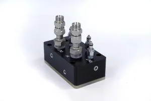 Mettler Toledo Bohdan MiniBlock Recirculator Manifold 2-Position with 4 Quick-Disconnect Hoses 13742045, 3 of 5