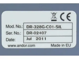 Andor DR-328G-CO1-SIL Clara Monochrome CCD Microscope Camera with -55°C Cooling and USB 2.0 Interface, 12 of 12